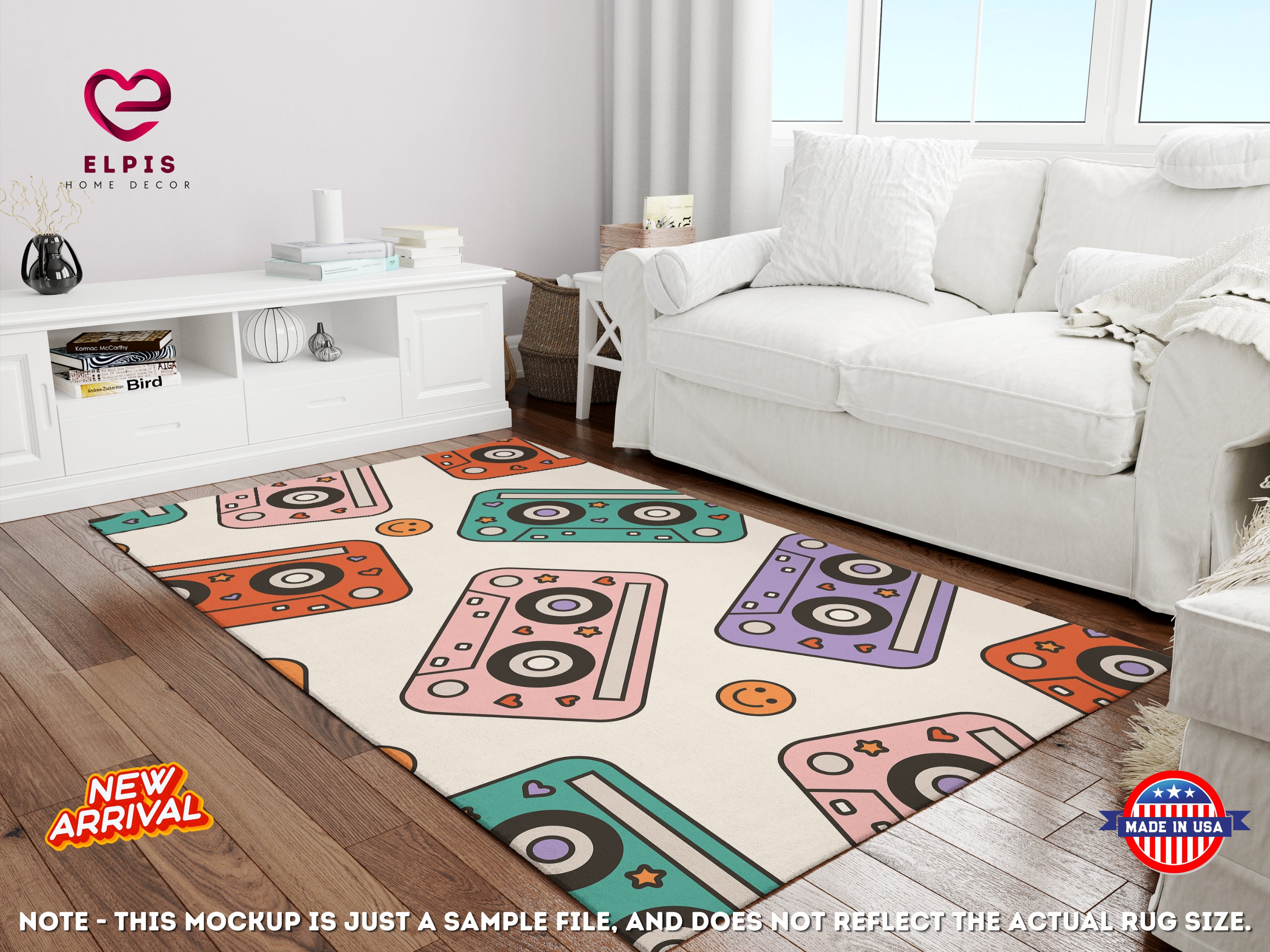 Cassette Rug - Etsy