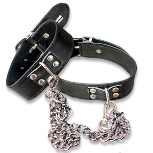 Leather handcuffs. Handcuffs for love. Slim model, wearable even without chain