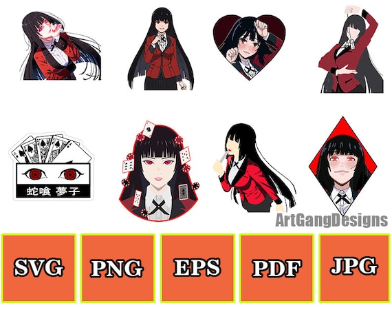 Wall Décor Anime Vector Anime Cutfile Anime Prints Anime Bundle Anime ...