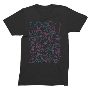 Simpson Cartoon Heads Unisex T-Shirt Adults & Kids Fun Themed Men&#39;s Shirt 100 % Cotton Soft Feel T-Shirts
