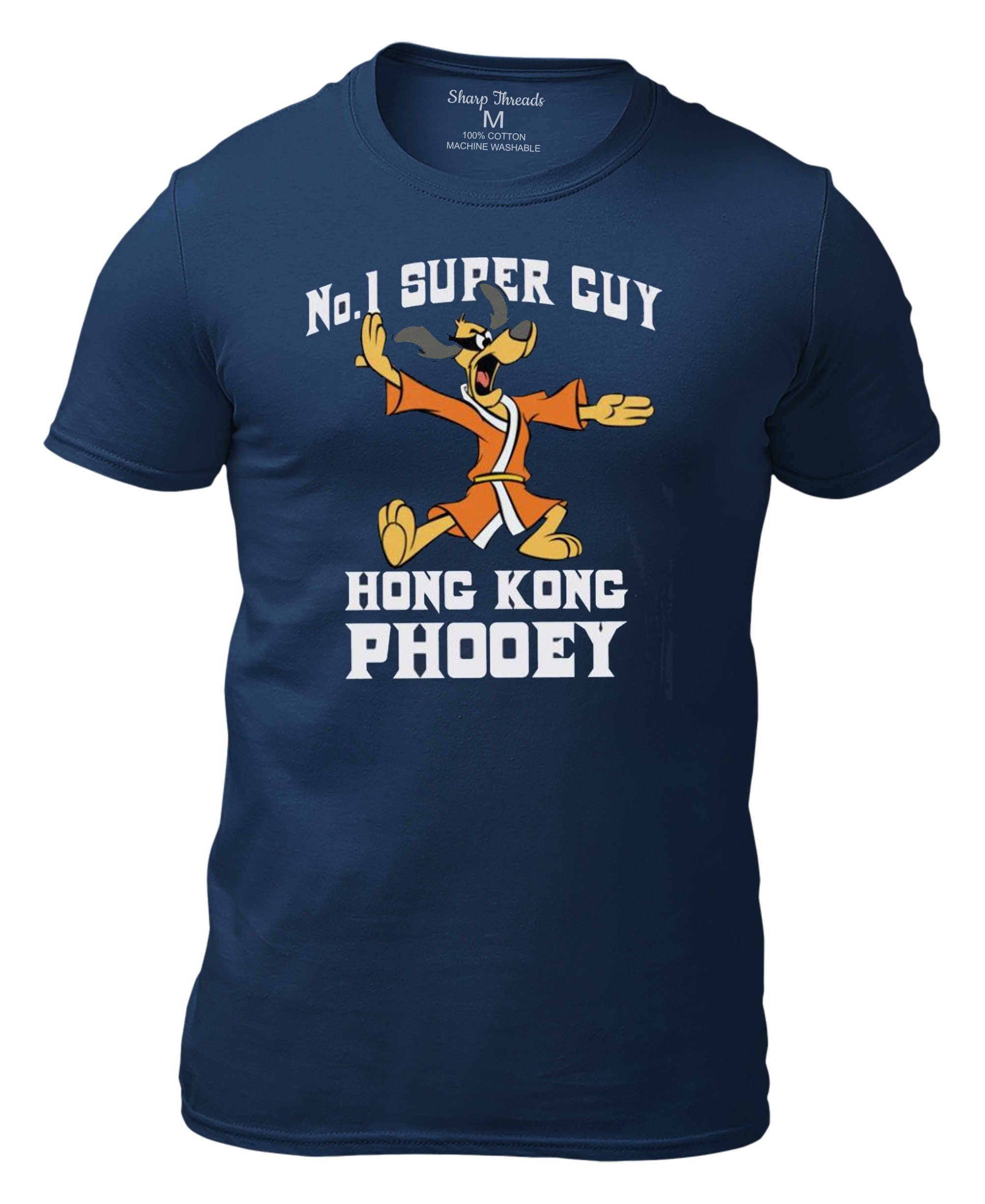 No. 1 Guy Hong Kong Phooey T-Shirt Unisex Mens Funny Shirt Gift For Him or Her Tee Shirts Pop Culture Movie Shirt