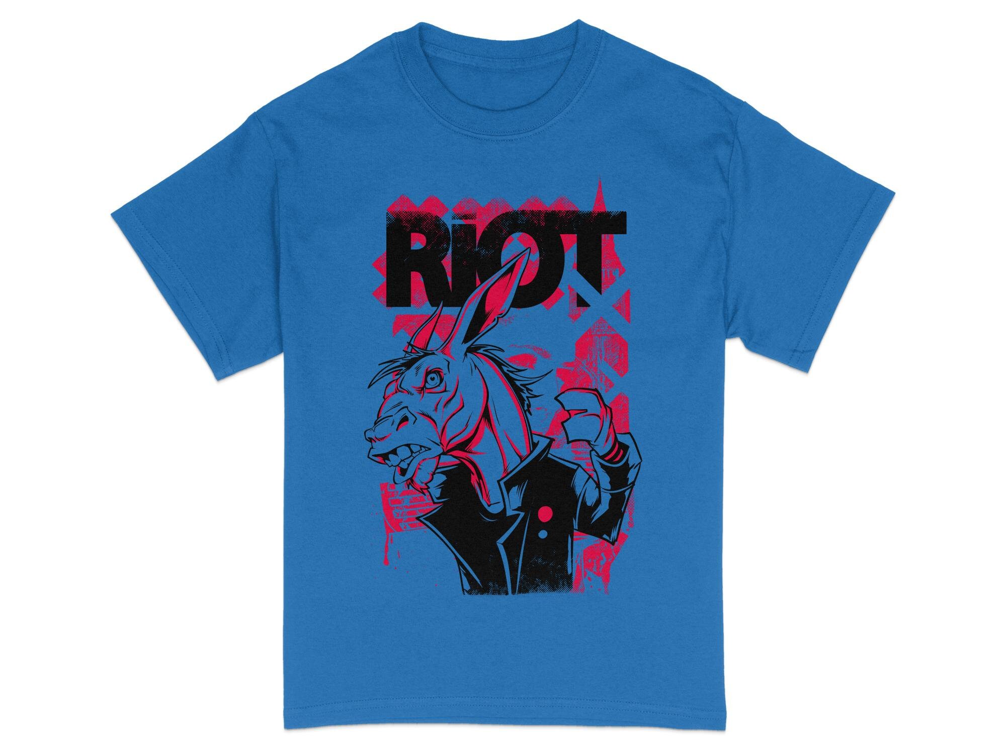 ★AWESOMEUS★ OVER THE RAINBOW RABBIT PIGMENT TSHIRT 4COLOR 71Y2G3MVP0L.jpg