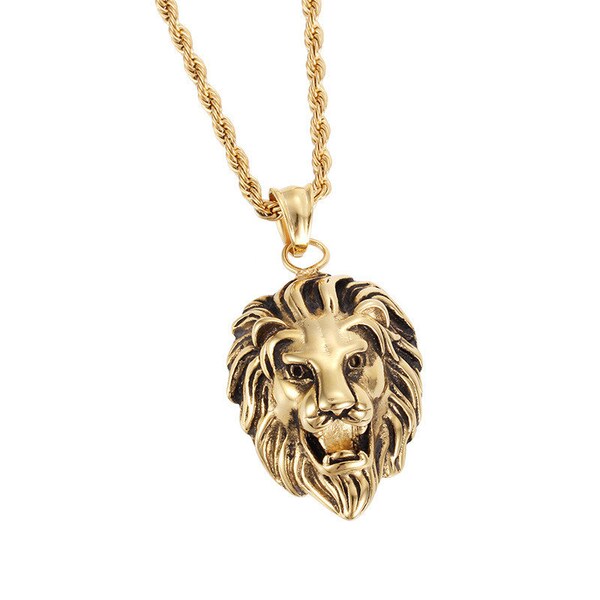 Lion Pendant Etsy
