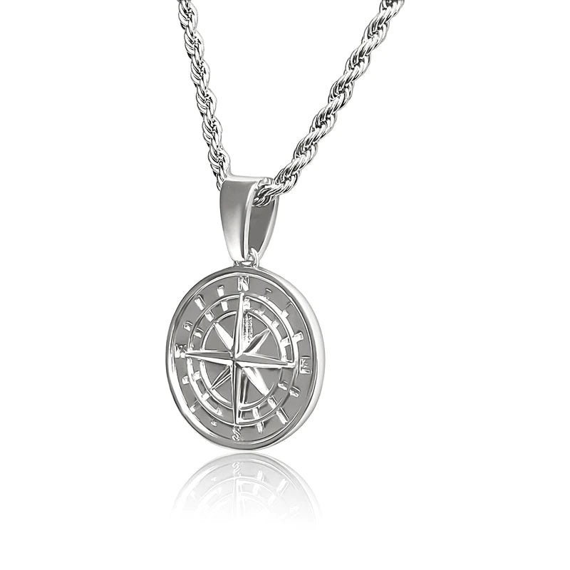 Compassus Premium 316 Stainless Steel Compass Pendant for Etsy