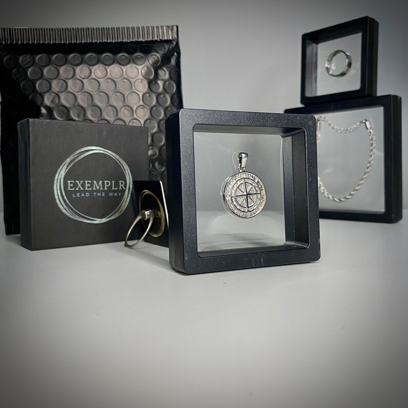 Compassus Premium 316 Stainless Steel Compass Pendant for Etsy