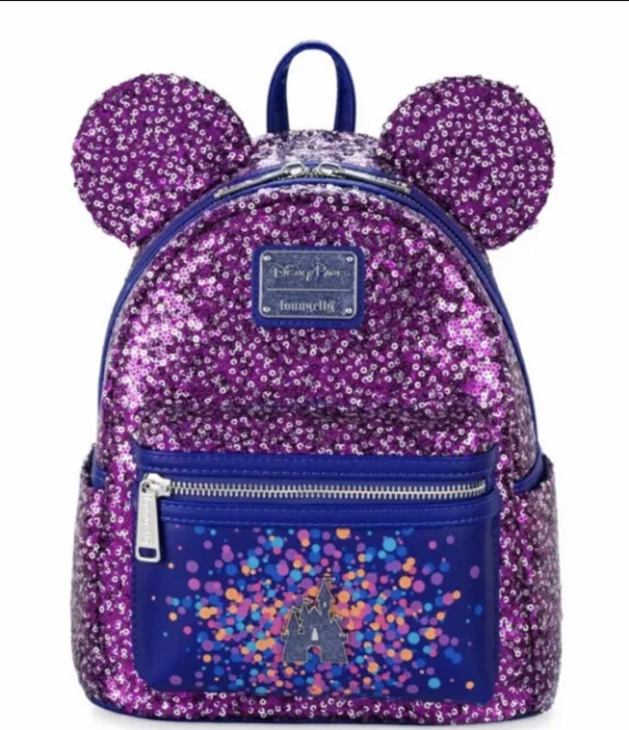 Purple small shop backpack