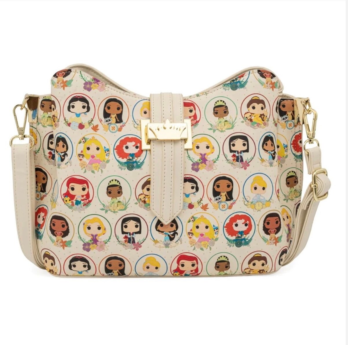 Pop by Loungefly Disney Princess Circles Crossbody Bag 