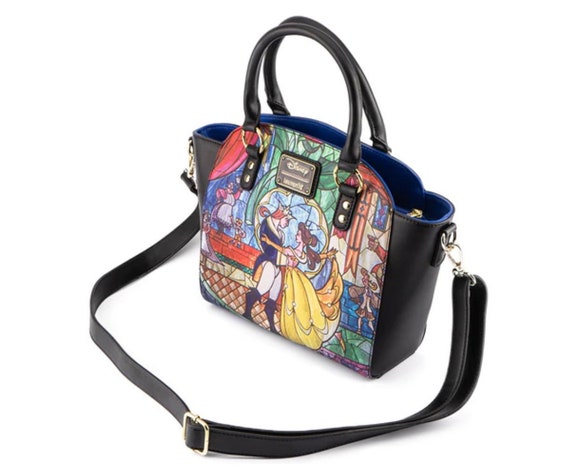 Loungefly Beauty and the Beast Belle Castle Crossbody Bag 
