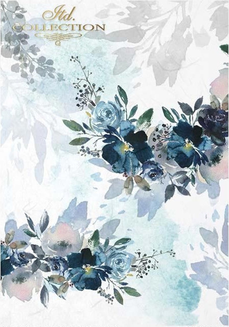 ITD Collection Rice Paper Creative Set A4 Decoupage Rice - Etsy