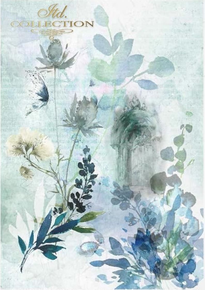 ITD Collection Rice Paper Creative Set A4 Decoupage Rice - Etsy