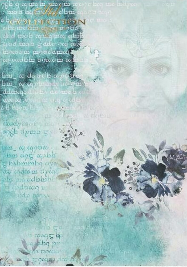 ITD Collection Rice Paper Creative Set A4 Decoupage Rice - Etsy