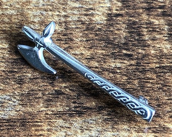 Pin pequeño para kilt / Pin escocés para kilt / Pin para kilt / Pin para kilt para niños / Pin con forma de hacha para kilt / Pin de peltre para kilt / Pin con forma de hacha para kilt escocés