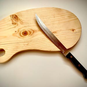 tabla de cortar de pino