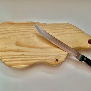 tabla de cortar de pino