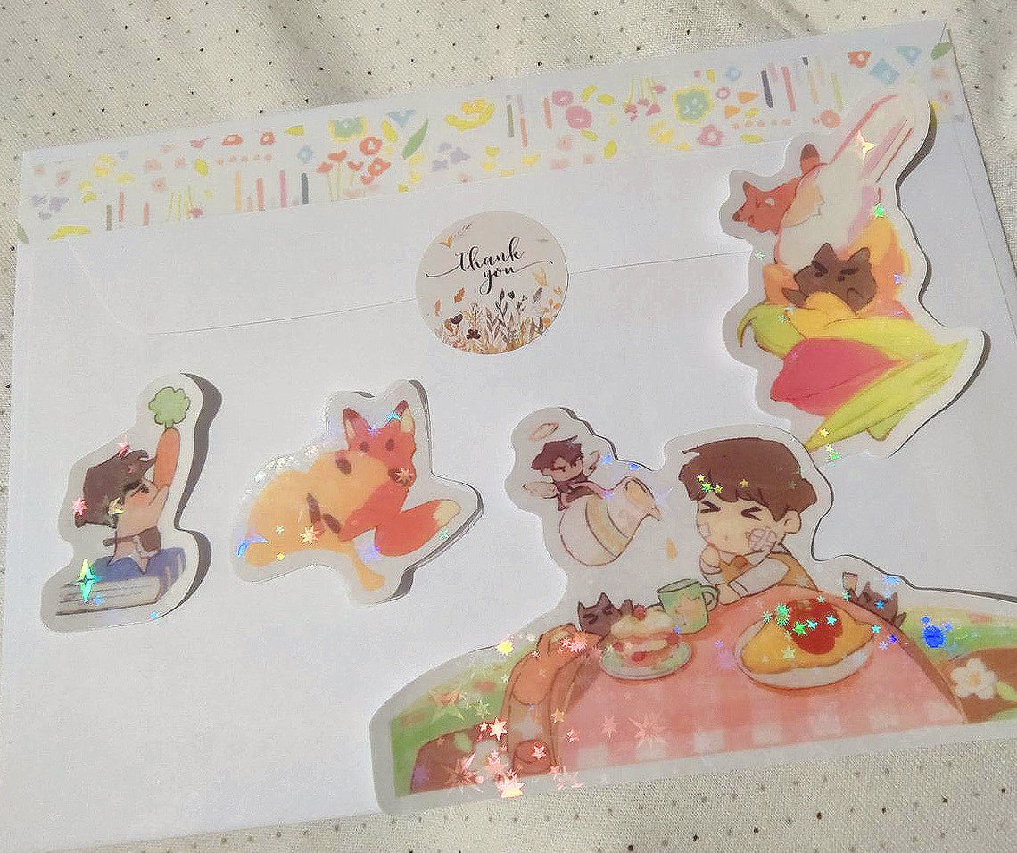 ORV Transparent Vinyl Stickers holo Omniscient Etsy