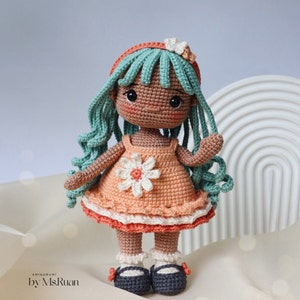 Crochet Doll Pattern With Clothes Emily, Amigurumi Doll Pattern 12