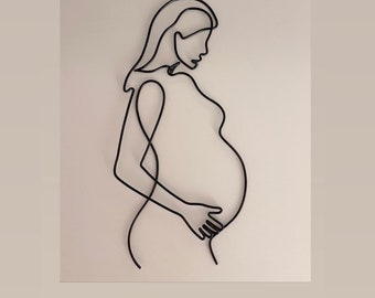Wire Pregnancy Silhouette
