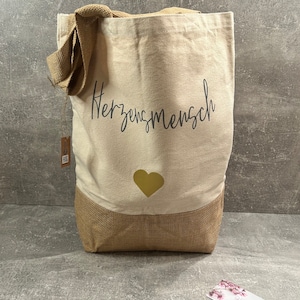 Personalisierte Tasche,Jute Shopper für die Patentante,Oma,Opa,Mama,Papa,Tante,Onkel,Geschenkidee, Markttasche, Einkaufstasche, Jutetasche Bild 7