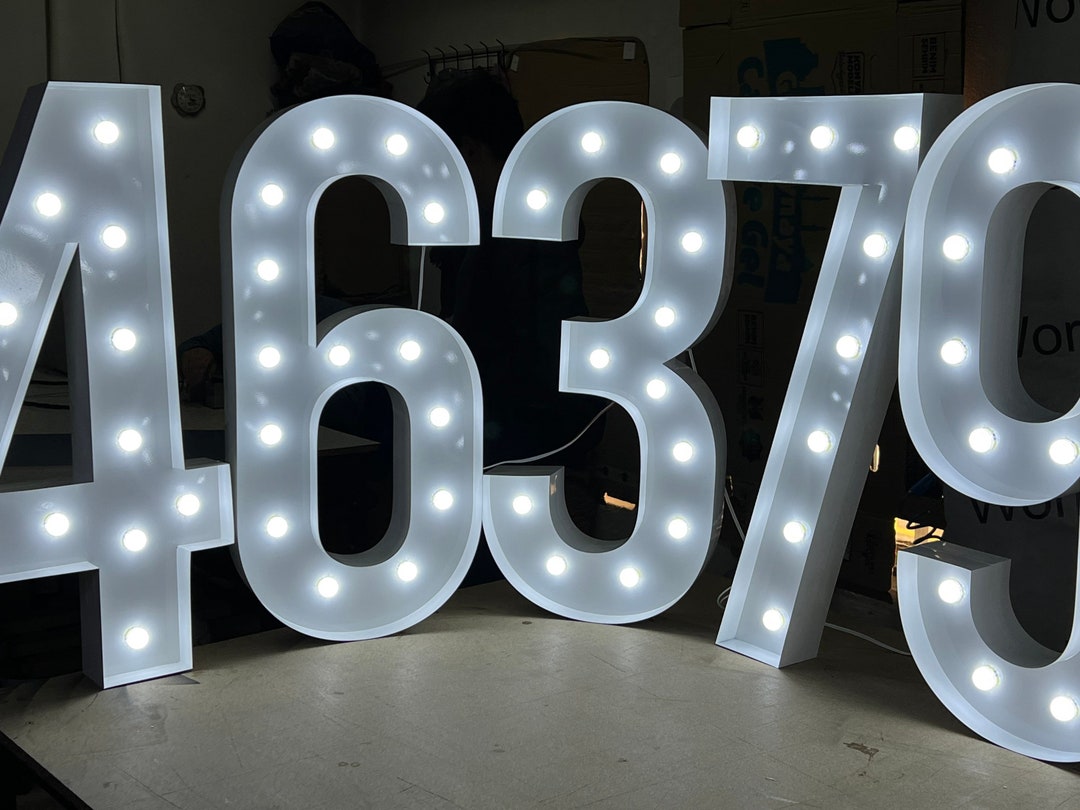 Number Letter Light LED Letter&numbers -