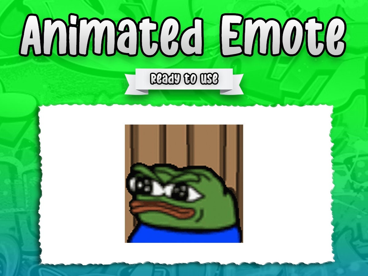 Pepega 3D Animated Emote Discord Emotes Emote Commission 