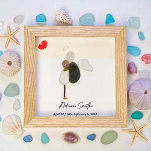 Personalized Mother Memorial Plaque | Mom Sympathy Gift | Loss of Mom SeaGlass | Mom Bereavement Gift | Mom Condolences Gift | In Memory Mom