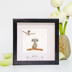 Cornice commemorativa personalizzata per animali domestici, regalo di ricordo per la perdita di un animale domestico, ricordo natalizio per cani, regalo per la perdita di un animale domestico, regalo per amanti degli animali, regalo di condoglianze.