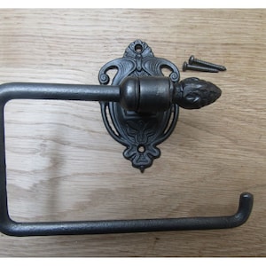 Porta rotolo carta igienica rustico in ghisa vintage decorativo porta rotolo carta igienica a forma di ghianda porta rotolo carta igienica per wc