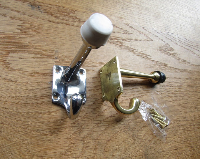 DOOR HOOK Buffer Door Stop CUBICLE Hook hat and coat hook hanging hook peg hanger Toilet Bathroom Door buffer hook