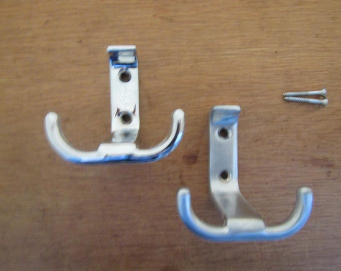 Bathroom Towel hook hanger utility hook coat hook peg Polished chrome or Satin chrome