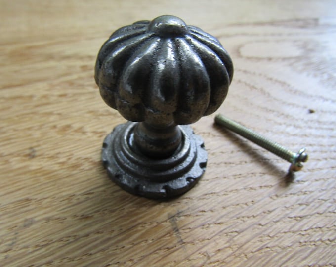 PACK OF 6 Cast iron vintage rustic cupboard cabinet knob drawer wardrobe kitchen furniture knobs pull handles