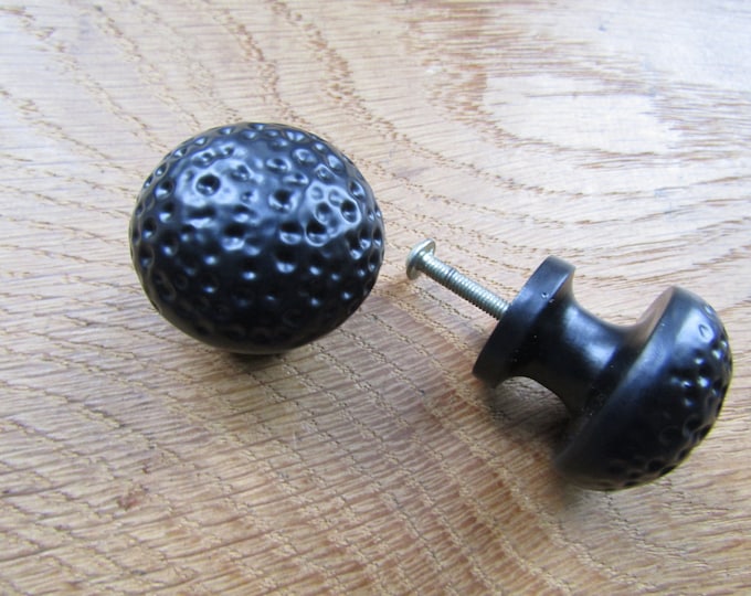 Rustic iron cabinet  knob BEATEN/HAMMERED effect vintage rustic cupboard cabinet knob drawer wardrobe kitchen furniture knobs pull handles
