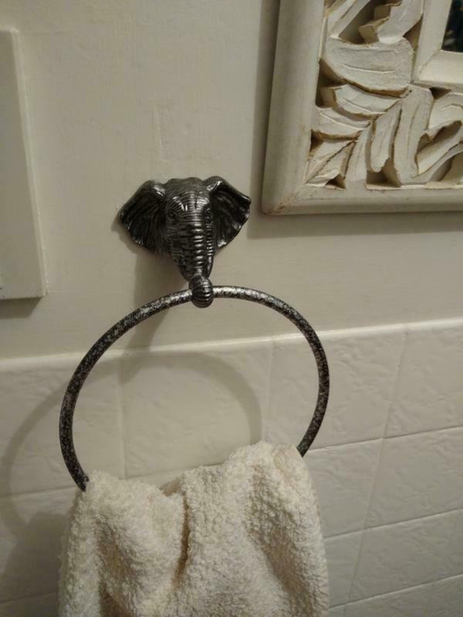 AFRICAN SAFARI ELEPHANT Bathroom Accessories Grey Toilet Toll Etsy