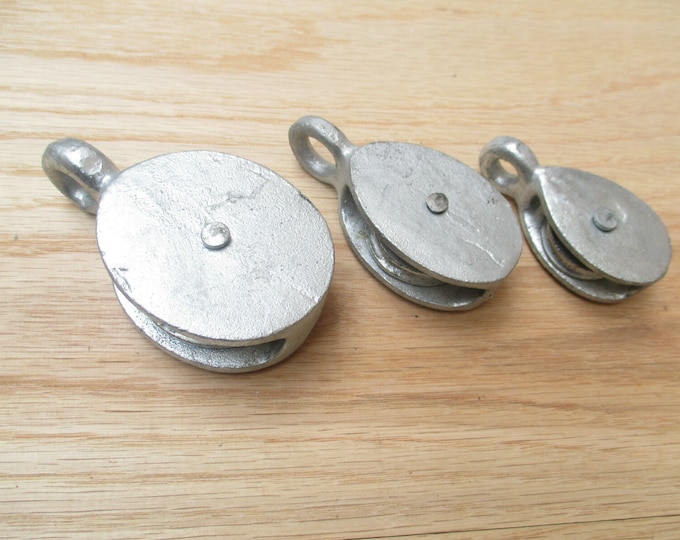 Cast iron Galvanized Awning Pulley Washing Line Rope Hook Wheel Wire Robe Cable 50MM/38MM/32MM