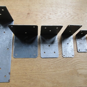 PACK OF 2  Rustic butchers corners strap Corner bracket Brace corner repair plates furniture kitchen island chest box corners