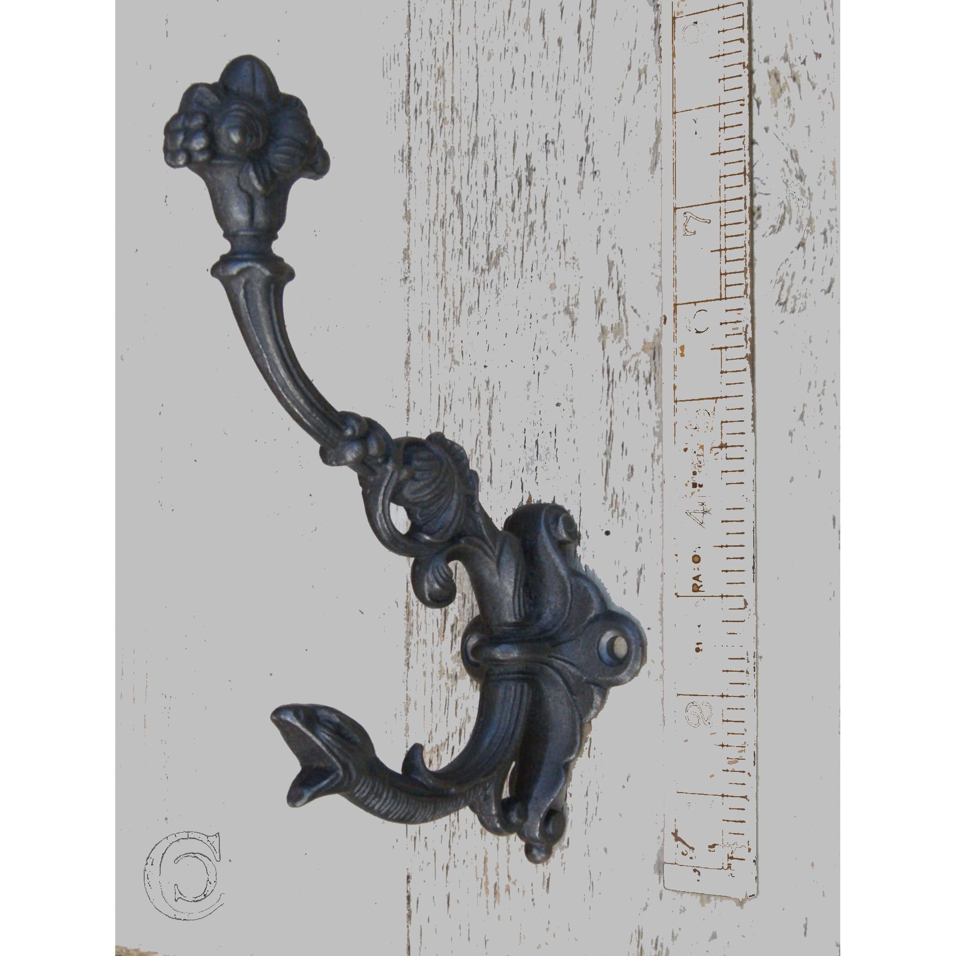 Large 1800s Cast Iron Hook