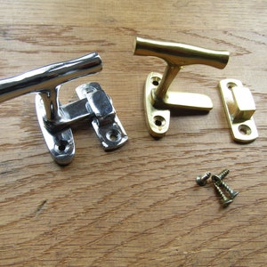 Vintage cabinet thumb turn latch SHOWCASE FASTENER Thumb turn Cabinet Cupboard display Catch Latch Lock