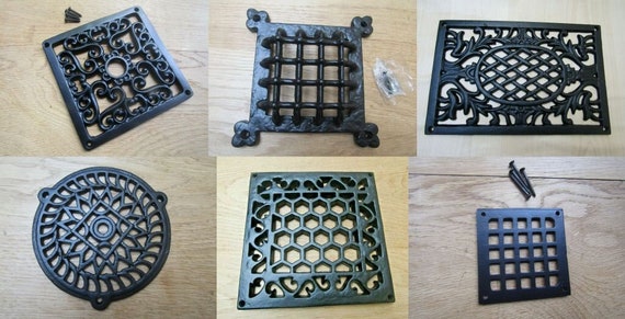 Prima Decorative - Parrilla De Retorno De Aire De Hierro Fundido 12″ X