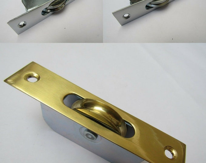 Single Axle roller SASH PULLEY Window sash pulley Polished chrome/Satin chrome/Polished brass