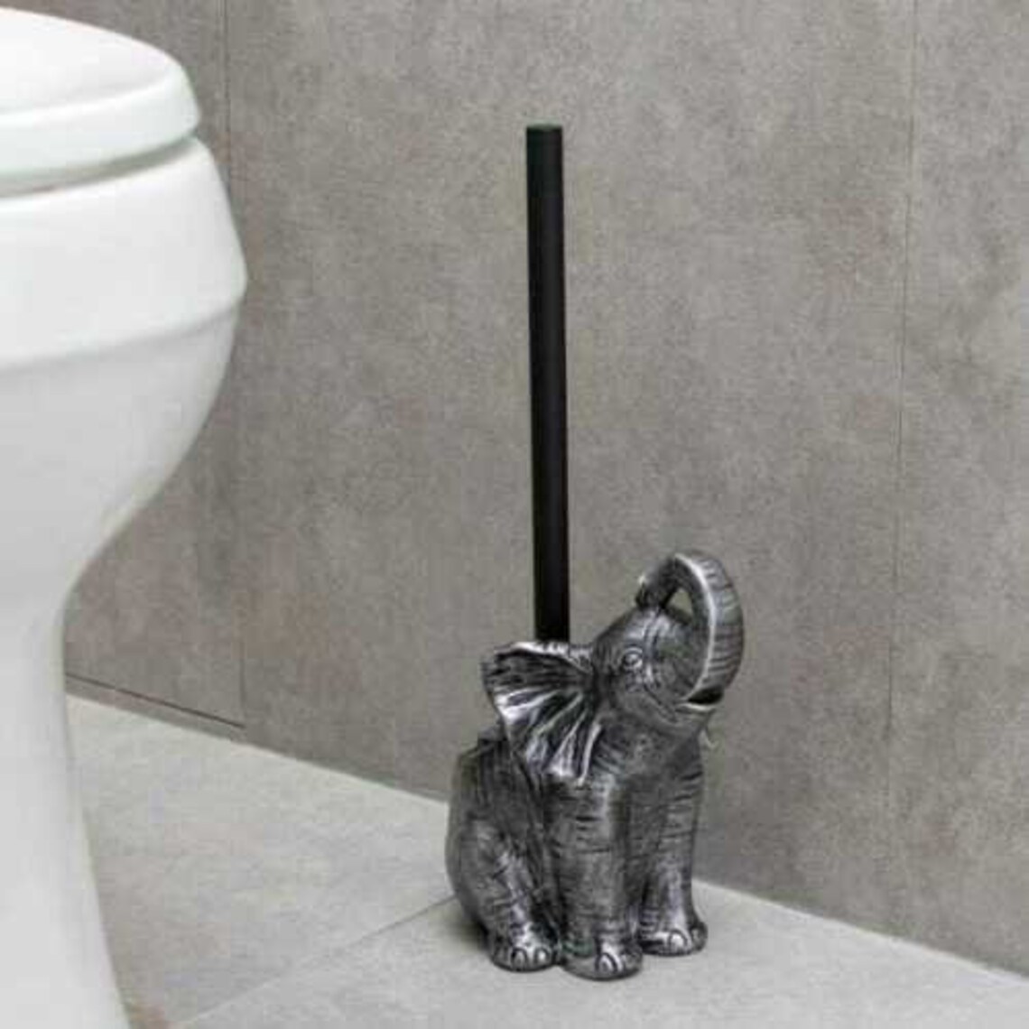 AFRICAN SAFARI ELEPHANT Bathroom Accessories Grey Toilet Toll Etsy