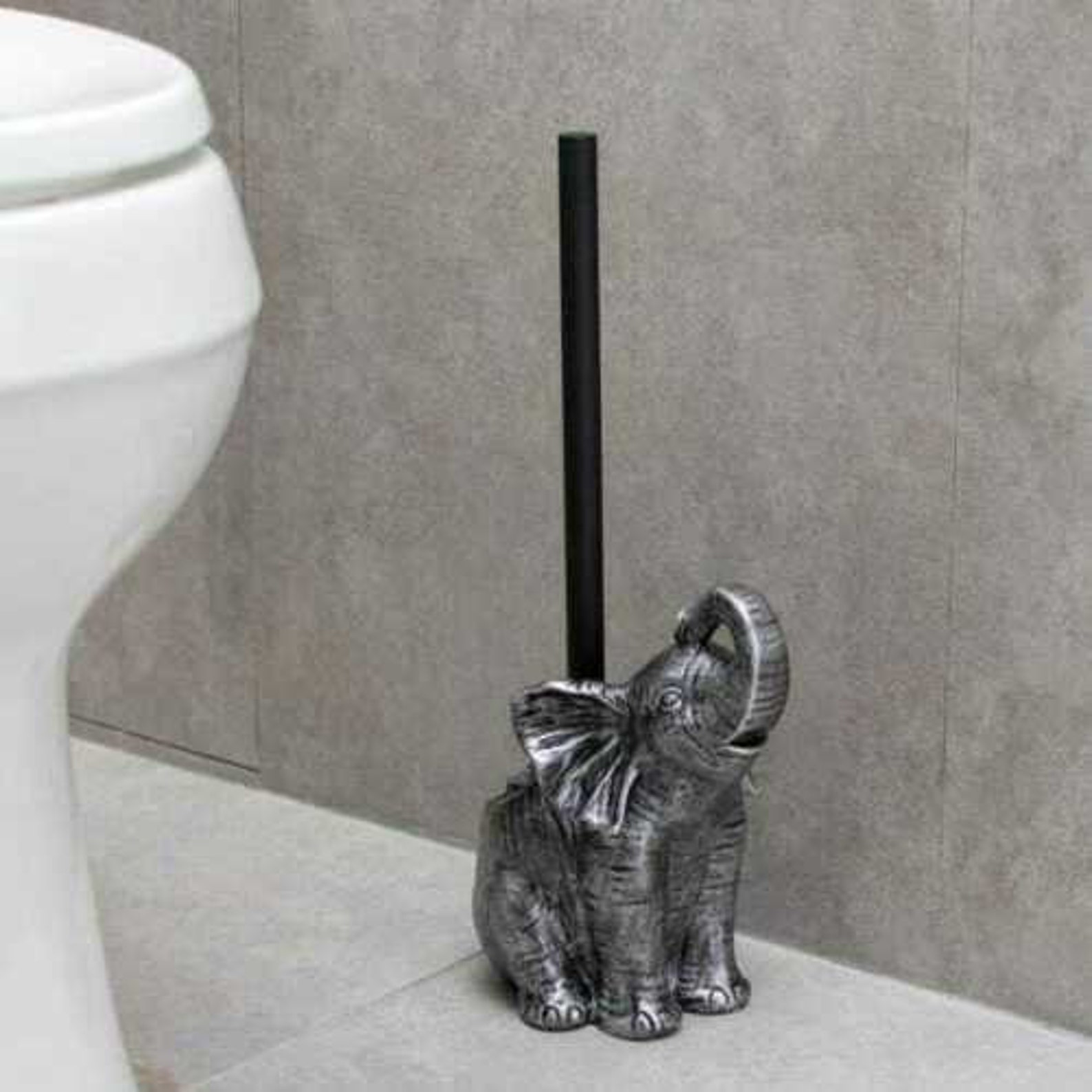 AFRICAN SAFARI ELEPHANT Bathroom Accessories Grey Toilet Toll Etsy