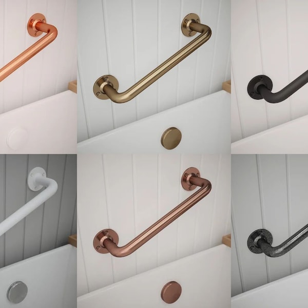 Indoor & Outdoor Disabled grab rail handle bathroom Mobility Disability Aid Support Bar Handle Antique brass/copper/Black/Pewter/White