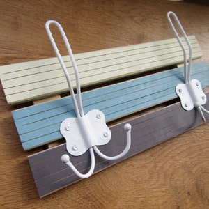 Retro hook rail Decorative Wooden metal butterfly hook coat bedroom utility hook rail rack peg hanger