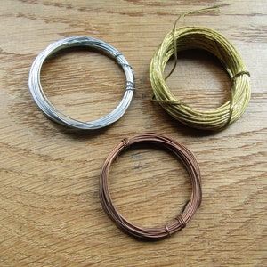 Meter Brass Picture Wire Cable Cord Wall Hanging Photo Mirror Frame Hanger arts and crafts 6m