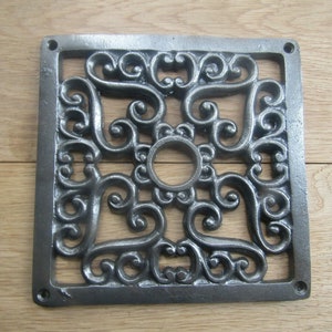 Rustic vintage old cast iron antique style Ventilation Grille Wall Air Vent repair plate cover Ornate decorative period home SOUTHWARK PLATE