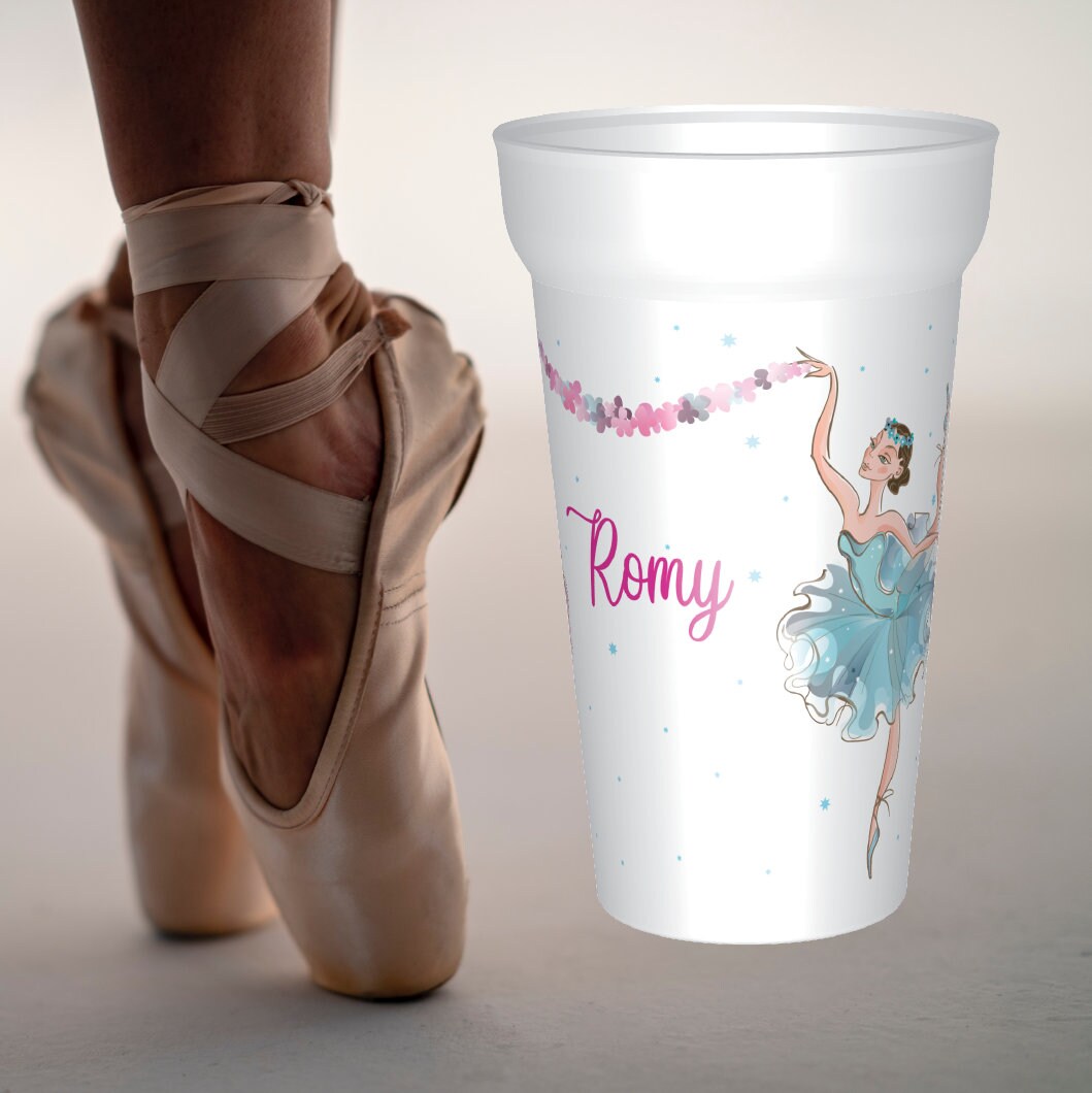 Gobelet Réutilisable Personnalisé, Thème Ballerine