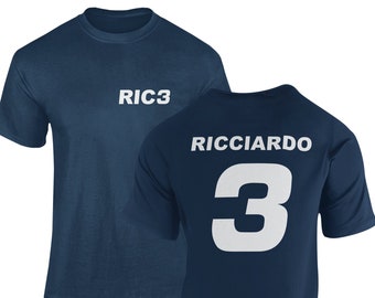 Camiseta Daniel Ricciardo Racing Bulls, camiseta de Fórmula 1, camiseta Racing Bulls F1, camiseta Motorsport, camiseta Danny Ric, F1 Merch, regalo F1