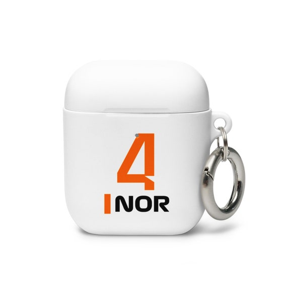 Étui Lando Norris pour Airpods, étui pour airpods Formule 1, étui pour airpods F1, cadeau F1