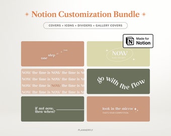 Notion Covers Aesthetic, Notion Icons, Notion Dividers & Covers, Notion Aesthetic with Minimal Colors, Inspiring Quotes, Motivational Quotes