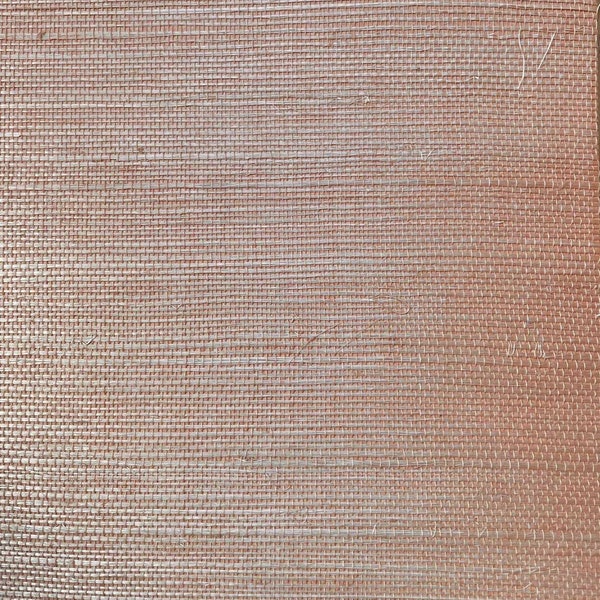 Pink Grasscloth Wallpaper Etsy