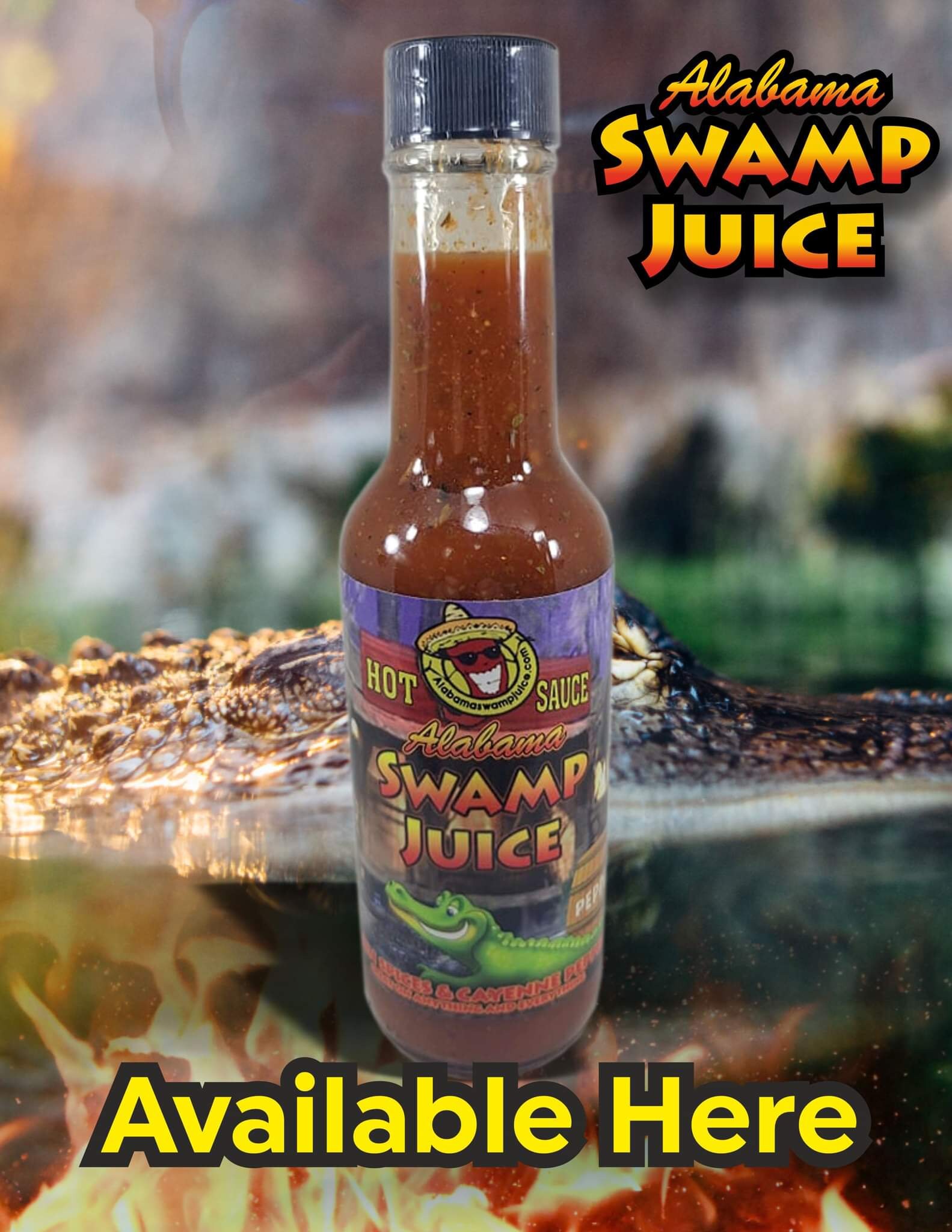 Alabama Swamp Juice Hot Sauce Etsy